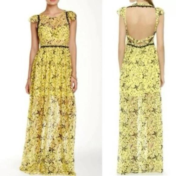 Free People Cherry Blossom Floral Lace‎ Maxi Dress - Picture 10 of 11